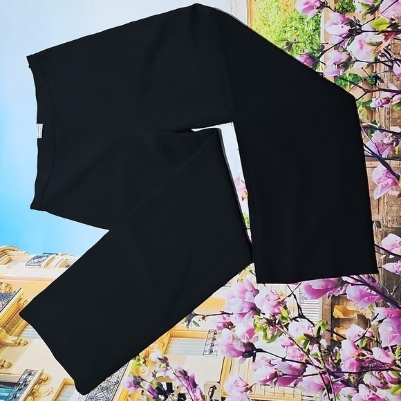 Vestimenta Italy‎ Black Straight-Leg Trousers Pants Size 26 - Picture 1 of 5
